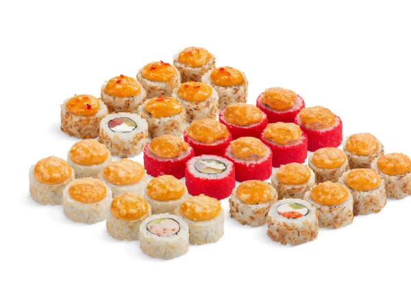 Сет Хит запечённый с белым соусом