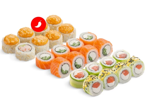 Сет Филадельфия со спайси соусом