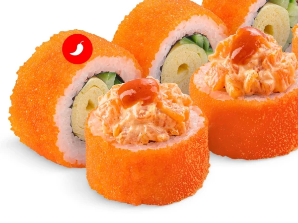 Тартар-ролл лосось-шрирача