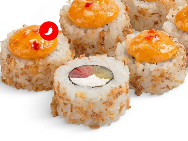 Ролл Цыпа со спайси соусом