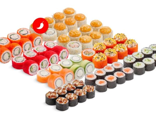 Сет Семейный со спайси соусом