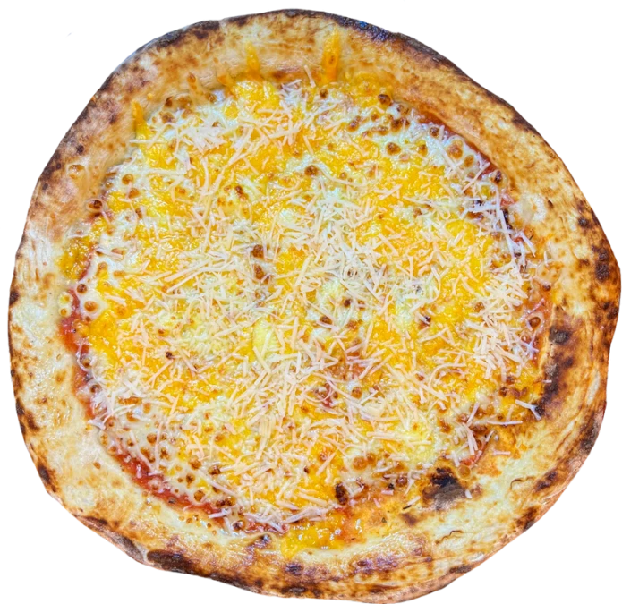 Пицца 4 сыра на красном соусе