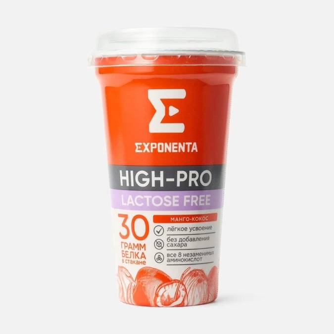 Напиток кислом Exponenta High-Pro Манго-кокос 250гр