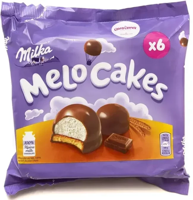 Печенье Милка 100г Мело Кейкс