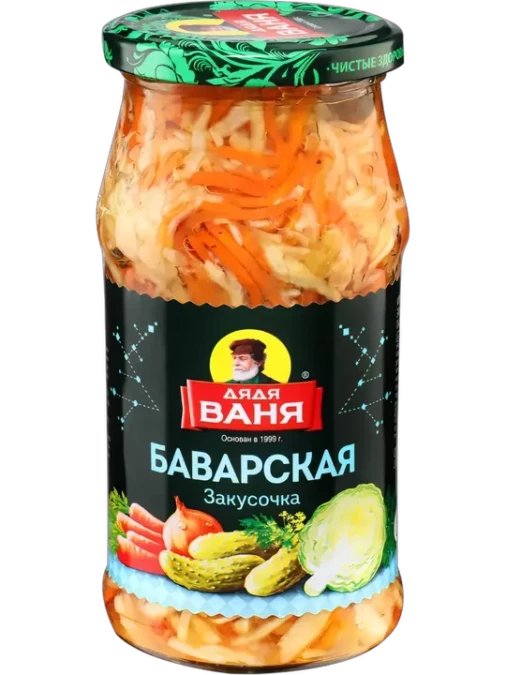 Консервы овощные закусочка "Дядя ваня" баварская, 460г