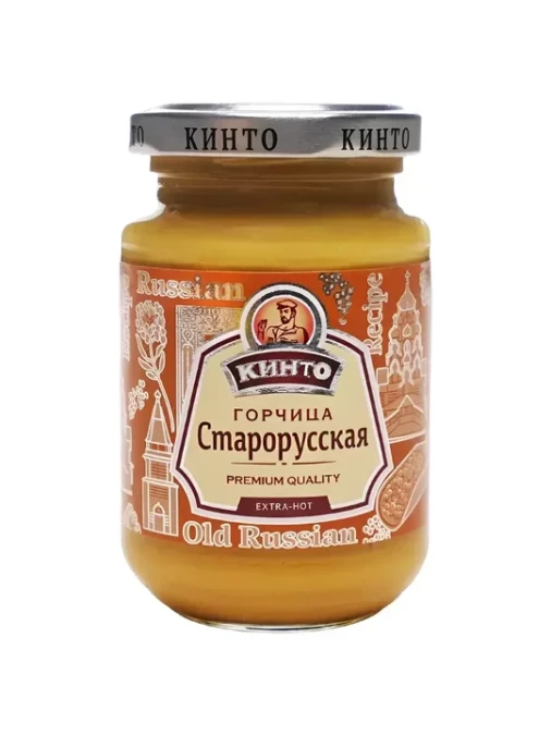 Горчица Старорусская экстра-острая Кинто 170мл*12