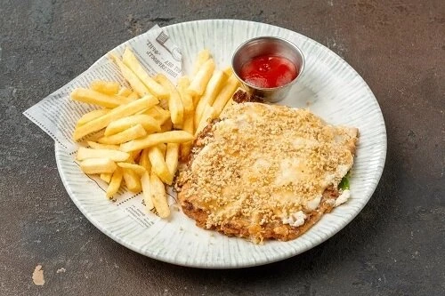 Курица по арабски с фри