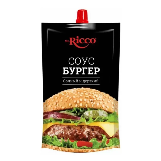 Майонез Рико Соус Бургер 210гр *16