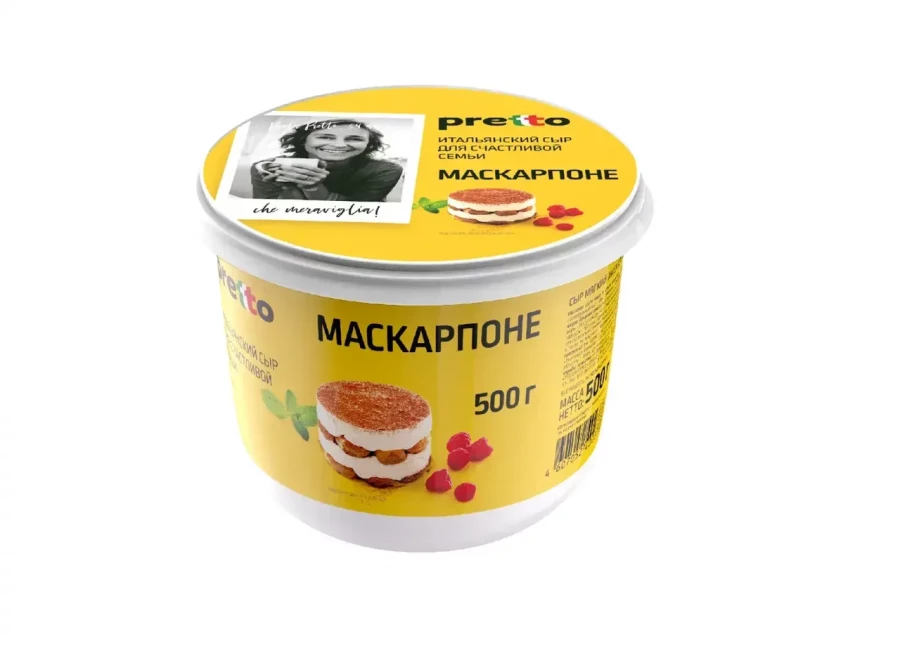 Сыр Маскарпоне Претто 80% 500гр*6