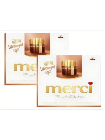 Конфеты Шоколадные Мерси Набор 210г Мусс