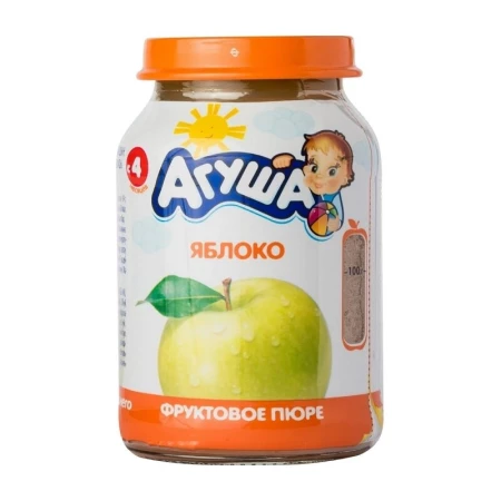 Агуша Детское пюре 100гр Яблоко