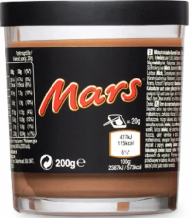 Шоколадная паста Марс 200г ст/б (Голландия)