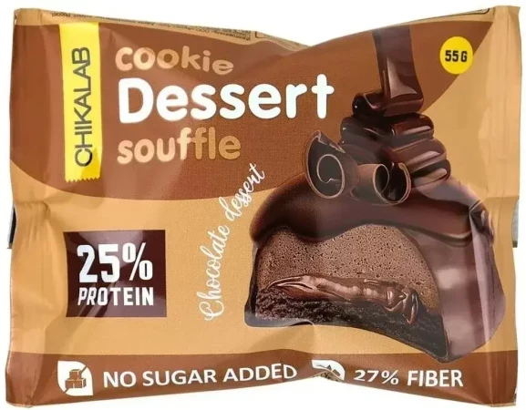 Печенье глазир ChikaLab 55г Шоколадное суфле