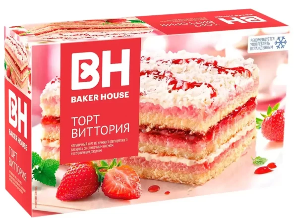 Торт бисквитный ВН Виттория 350гр*8