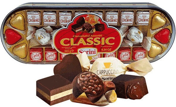 Ассорти шокол конфеты Сорини 220гр Чищуя