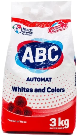 Стиральный порошок АВС автомат Роза страсти, 3кг