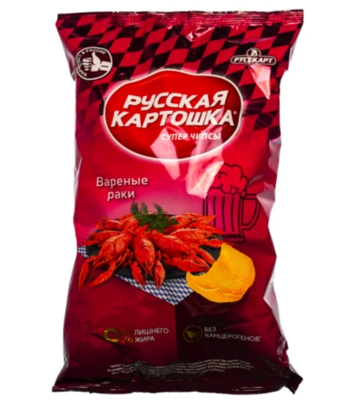 Русская картошка Вареные раки 140гр*9