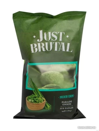 Чипсы картофельные Джаст Брутал со вк лука Параде 85г