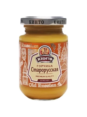 Горчица Старорусская экстра-острая Кинто 170мл*12