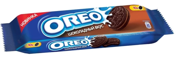 Печенье ОРЕО 95г с какао начинкой с Шоколадным вкусом