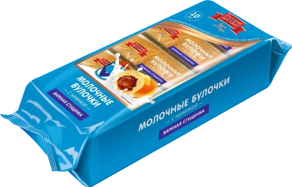 Молочные булочки Русский бисквит 350г Вареная сгущенка