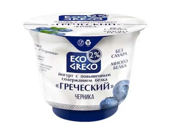 Йогурт Греческий натур Греко 2% 230*12