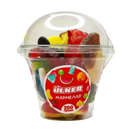 Жев Мармелад Юпо 200г Ассорти стакан Улькер