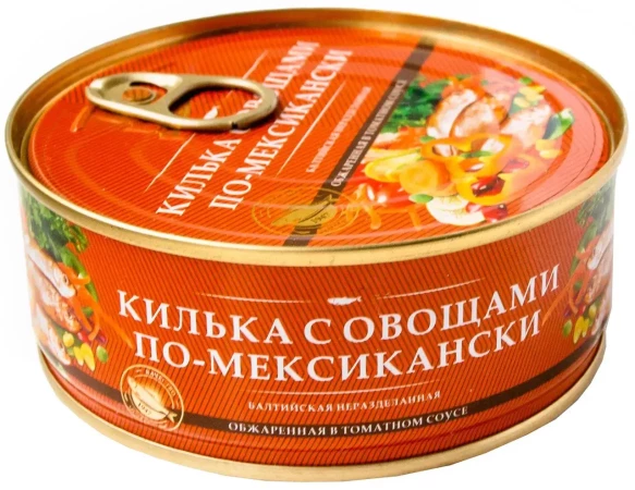 Килька За Родину По-Мексикански обжар. в т.с. ключ, 240г