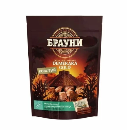 Сахар колотый Брауни 450гр