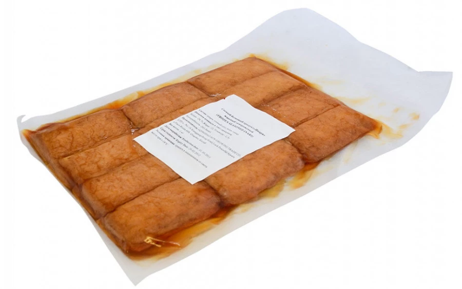 Тофу Инари обжаренный в соусе мороженный 1кг Китай