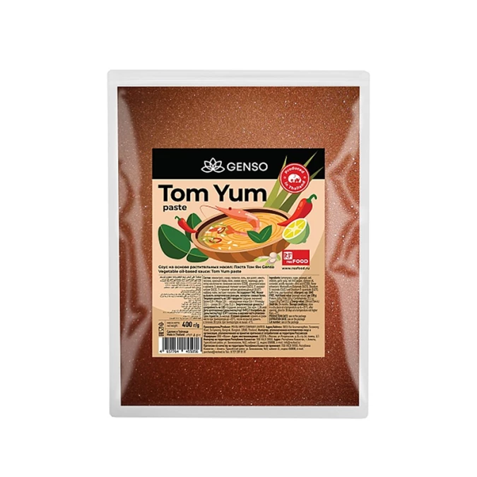 Паста Том Ям Genso 0,400кг, (24 шт/кор)