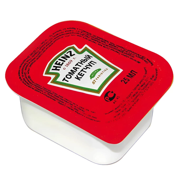 Соус Кетчуп Хайнц 25 мл(125шт/уп)