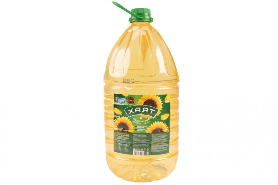 Масло подсолнечное 5 л. Хаят