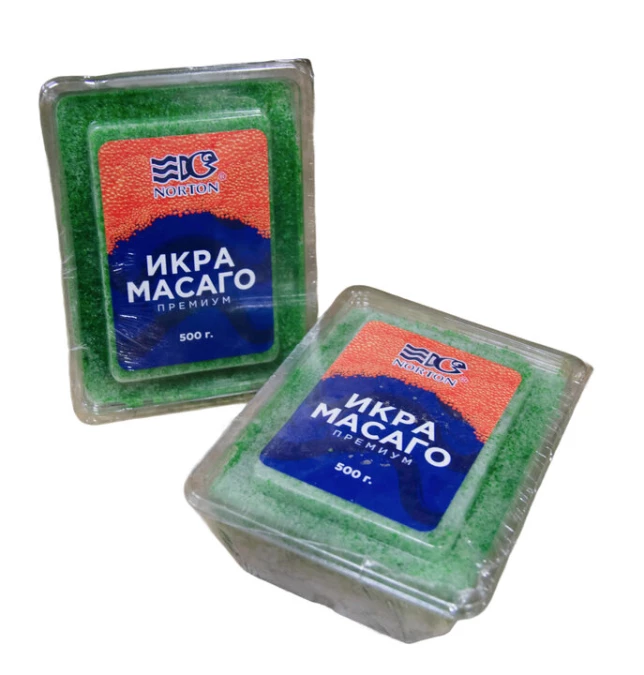 Икра Масаго Проморе зеленая 500 г (20шт/упак)