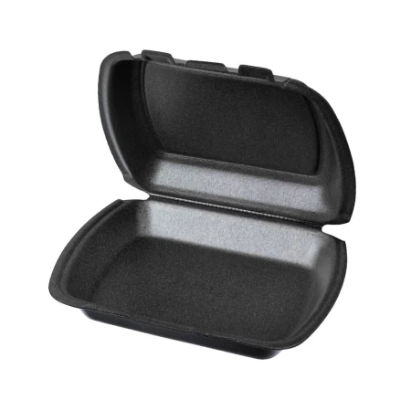 Ланч-бокс 1 секция ЧЕРНЫЙ (100 шт.)