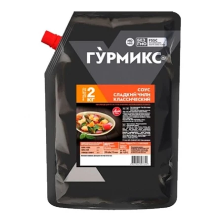 Соус Сладкий Чили Гурмикс 2кг(3шт/упак)