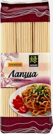 Лапша удон 300 гр. МИДОРИ Китай(40шт/упак)