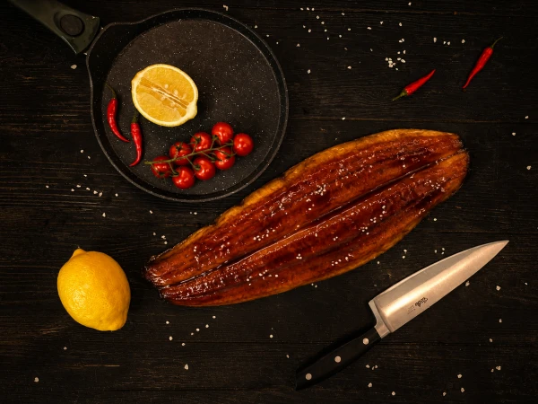 Угорь жаренный(филе), (без упак./без соуса)