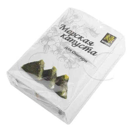 Водоросли в пленке для Онигири, Мидори, Корея, 100 л(32шт/упак)