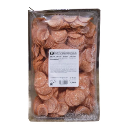 Пепперони Варено-копченая 1кг Дымов (8шт/уп)