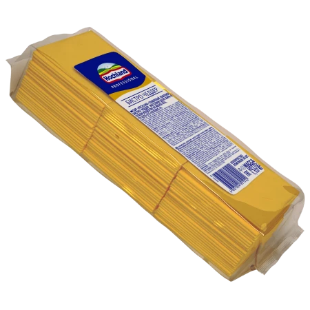 Сыр Чеддер ломтевой Хохланд , 1,107 кг(6шт/уп)