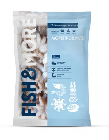 Осьминоги с/м 40/60 Fish More 0,930 кг 8% (10шт/уп)