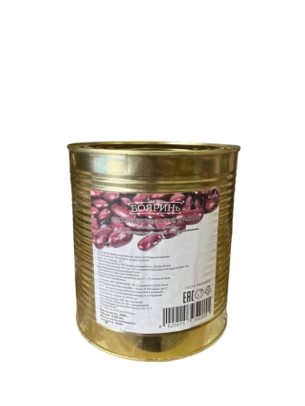 Фасоль 2950мл Бояринъ красная натуральная масса 1475гр(4шт/уп)