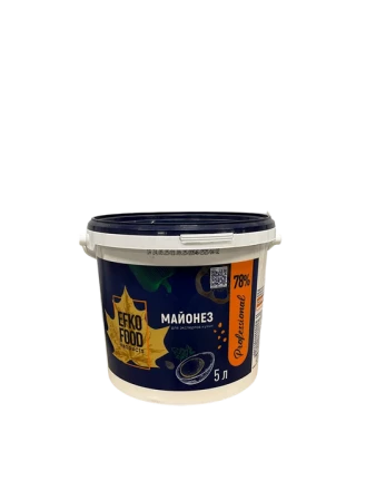 Майонез ЭФКО ФУД, 78%, 5 л.