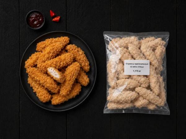 Стрипсы оригинальные из мяса птицы 1,115кг