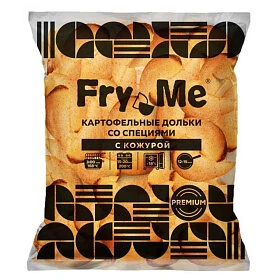 Картофельные дольки в кожуре Fry Me премиум (2,5кг)(5шт/уп)