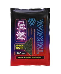 Водоросли нори TAKAVA 100 л.300гр cушеные Китай (50шт/упак)