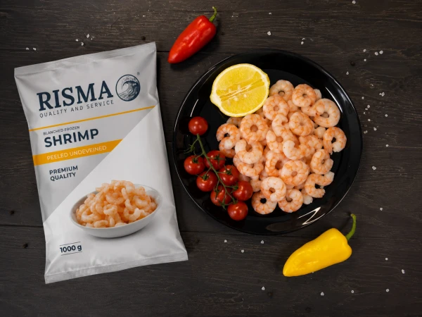 Креветка коктейльная 1КГ 200/300 в/м, Risma(10шт/уп)