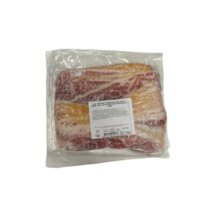 Бекон в/к ДЫМОВ нарезка 500гр(20шт/уп)