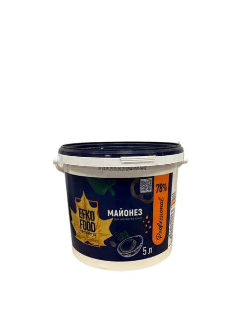 Майонез ЭФКО ФУД, 78%, 5 л.